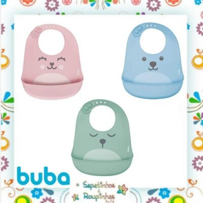 Buba - Babador de silicone com pega migalhas Gumy