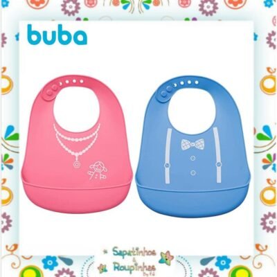 Buba - Babador De Silicone Com Pega Migalhas