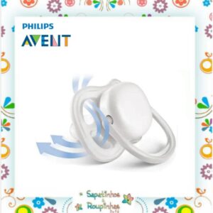 Philips Avent - Chupeta Ultra Air Urso 6-18 Meses Tam 2 - Imagem 4