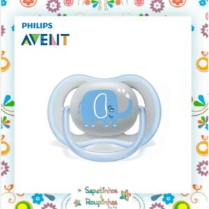 Philips Avent - Chupeta Ultra Air Urso 6-18 Meses Tam 2 - Imagem 3