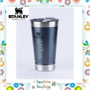 Stanley - Copo térmico de cerveja com tampa NightFall 473ml com gravação a laser - Imagem 4