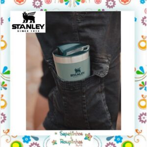 Stanley - Copo térmico de cerveja com tampa Hammertone Green 473ml com gravação a laser - Imagem 4