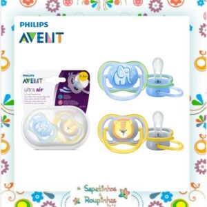 Philips Avent - Chupeta ultra Air dupla Tam 1 0-6m 