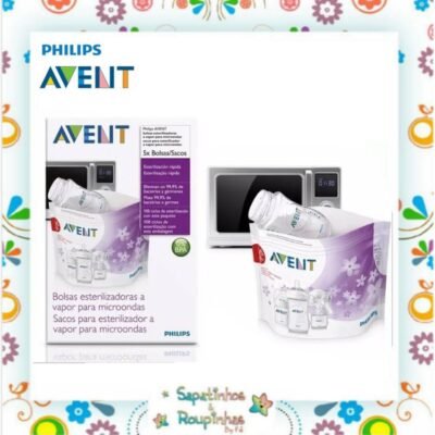 Philips avent - 5 bolsas esterilizadoras a vapor para microondas