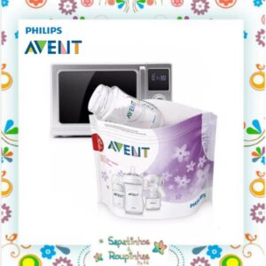 Philips avent - 5 bolsas esterilizadoras a vapor para microondas - Imagem 3