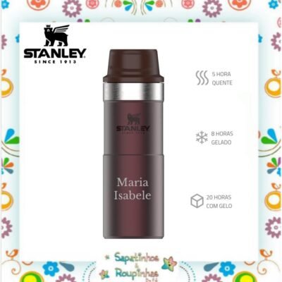 Stanley - Mug térmico classic stanley Wine 354ml com gravação a laser