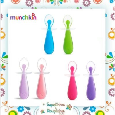 Munchkin - Conjunto colheres de silicone