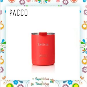 Pacco - Kit Copo Térmico Thermocup laranja 600ml + Copo térmico Happycup laranja 295ml com gravação a laser - Imagem 6