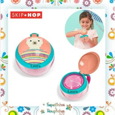 Skip Hop - Porta snack zoo lhama com gravação a laser