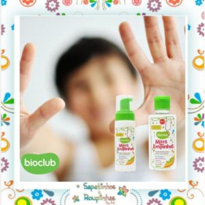 Bioclub - Kit Mãos limpinhas higienizador para mãos sem álcool 200ml + Refil Mãos limpinhas higienizador para mãos sem álcool 150ml - Imagem 3
