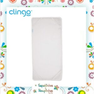 Clingo - Kit Luminária com Luz e Sons Elefantinho + Camada extra para colchão safe baby - Imagem 9