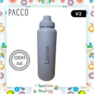 PACCO – Garrafa Térmica HydraV2 1200ml Lavanda Com Gravação A Laser - Imagem 1