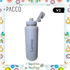 PACCO – Garrafa Térmica HydraV2 1200ml Lavanda Com Gravação A Laser - Imagem 2