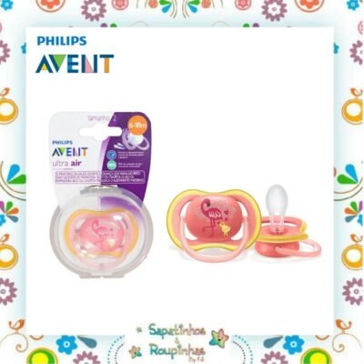 Philips avent - Chupeta ultra Air 6-18M flamingo