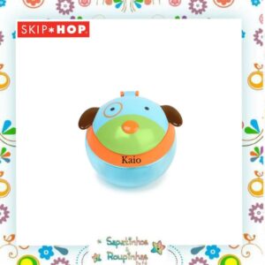Skip Hop - Porta snack zoo cachorro com gravação a laser - Imagem 3