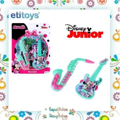 Etitoys - Guitarra e saxofone Minnie 3+