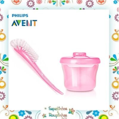 Philips avent - Dosador de leite em pó mais Escova pra lavar mamadeira