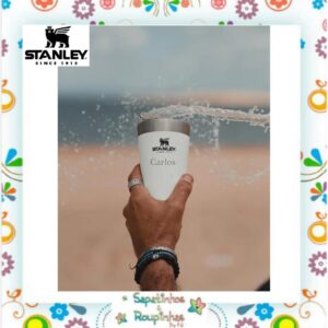 Stanley - Copo térmico de cerveja sem tampa Polar 473ml com gravação a laser - Imagem 4