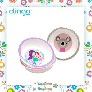 Clingo - Kit 3 Tigelas Infantis - Imagem 4