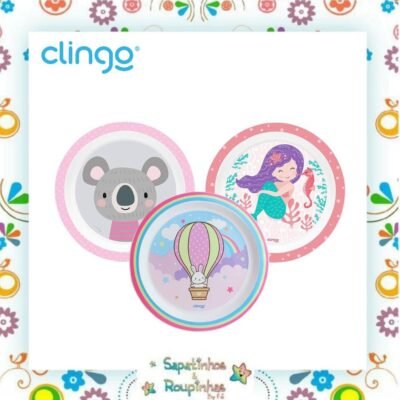Clingo - Kit 3 pratos infantis