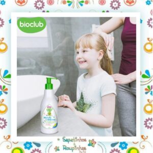 Bioclub - Kit Melhor cheirinho do universo 120ml + Sabonete lava tudinho 300ml + Hidrata neném 150ml + Shampoo para bebês fofos 300ml + Hidrata cabelinho 300ml - Imagem 8