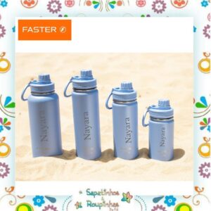 Faster - Garrafa Térmica 350ml Lavanda com gravação a laser - Imagem 3