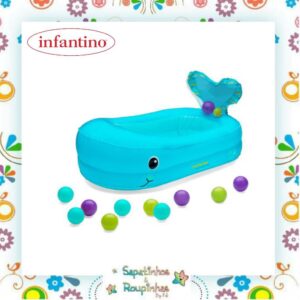 Infantino - Banheira inflável baleia 6-24m - Imagem 5