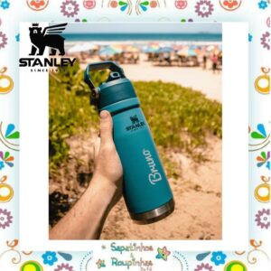 Stanley - Garrafa Térmica Flip Straw Azul 651ml com gravação a laser - Imagem 5