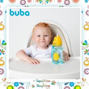 Buba - Kit Refeição frutti + Kit talher 3 peças estrelinha + Garrafinha frutti 400ml Com gravação a laser - Imagem 4