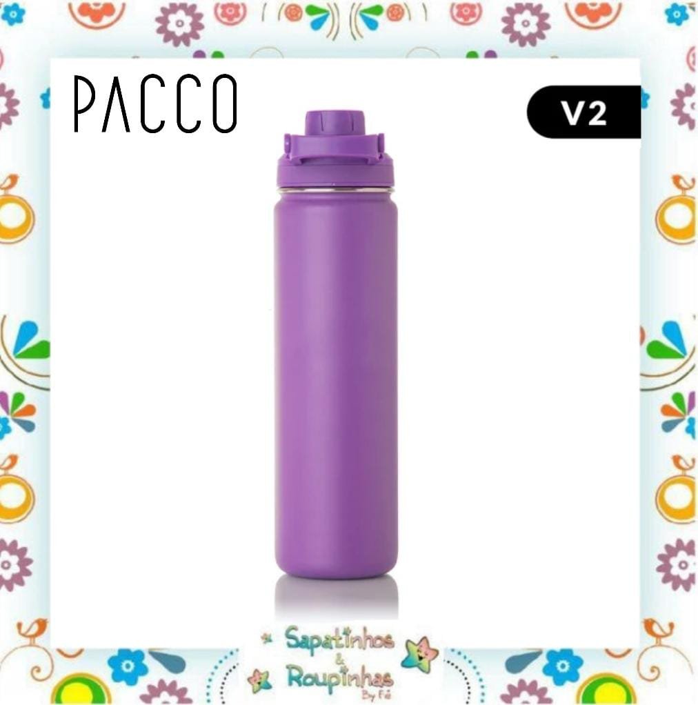 Pacco - Garrafa Térmica HydraV2 650ml Uva com gravação a laser - Imagem 3