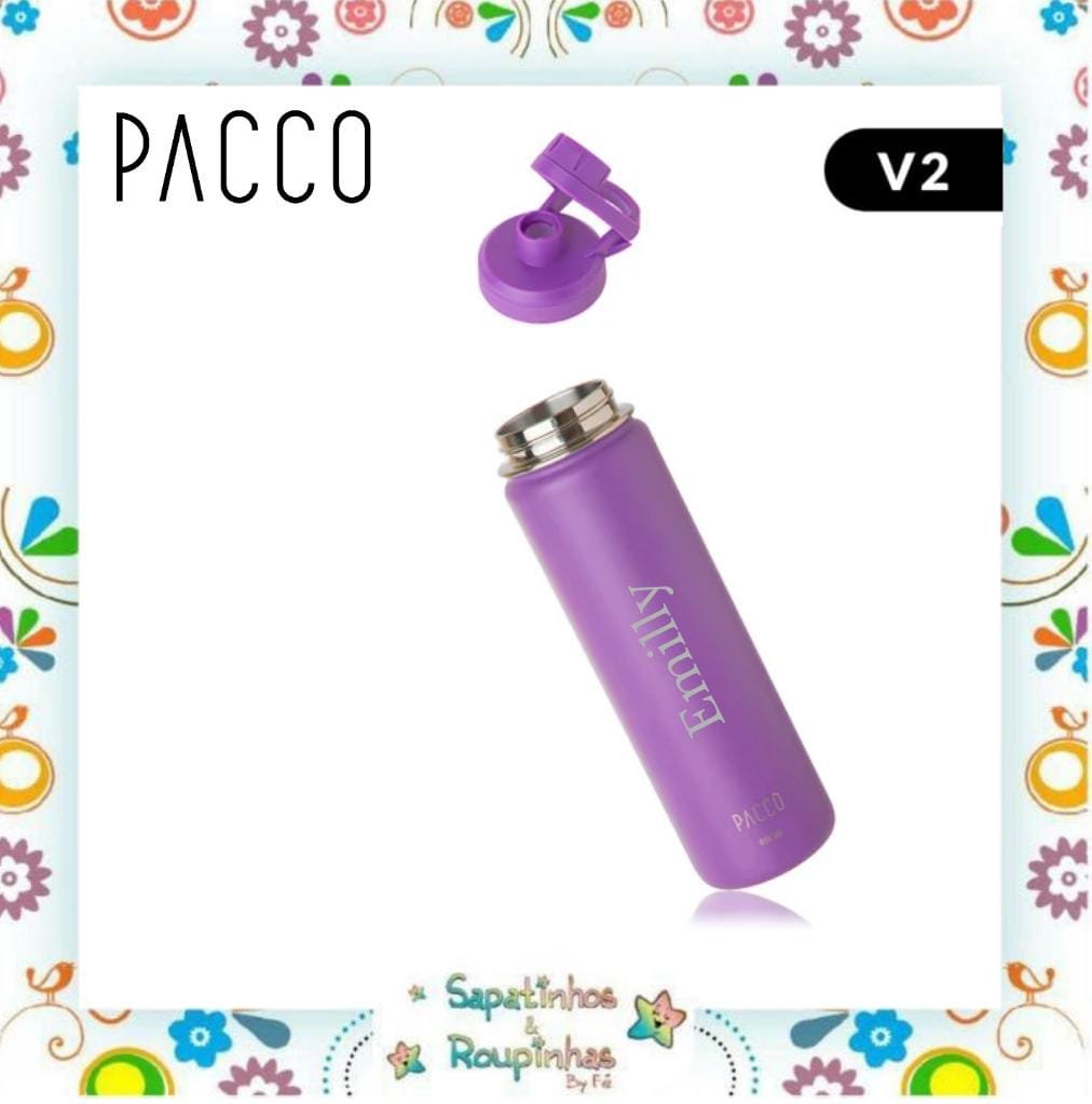 Pacco - Garrafa Térmica HydraV2 650ml Uva com gravação a laser - Imagem 4