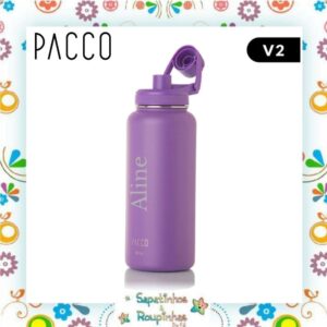 Pacco - Garrafa Térmica HydraV2 950ml Uva com gravação a laser - Imagem 3