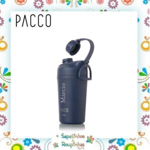Pacco - Copo térmico shaker 600ml Marinho com gravação a laser - Imagem 5