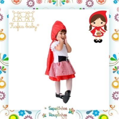 Kafca Baby - Fantasia chapeuzinho Vermelho