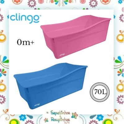 Clingo - Banheira smart dobrável 0m+
