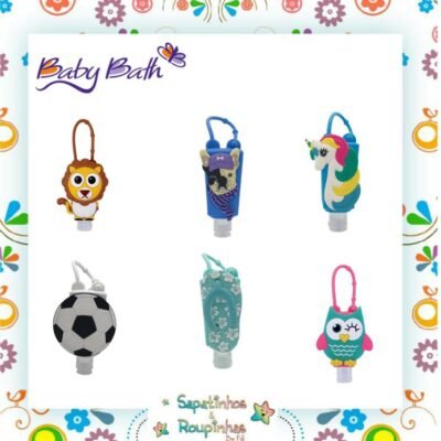 Baby Bath - Capinha com Álcool gel 30ml Álcool gel com hidratante.