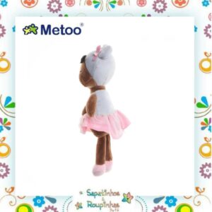 Metoo - Kit Mini doll Maria 20cm + Balde cônico transparente com tampa personalizada com gravação a laser - Imagem 5