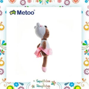 Metoo - Kit Mini doll Maria 20cm + Balde cônico transparente com tampa personalizada com gravação a laser - Imagem 3