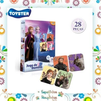 Toyster - Jogo de dominó Frozen 28 peças 4+ anos