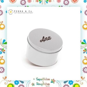 Penka - Kit par de Luva RN vermelha+ Lata redonda personalizada com gravação a laser - Imagem 4