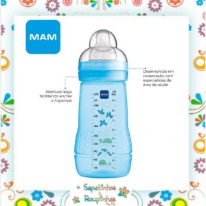 MAM - Mamadeira Easy Active 270ml 2+m - Imagem 9