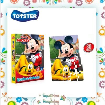 Toyster - Quebra-cabeça Mickey 30 peças 4+ anos