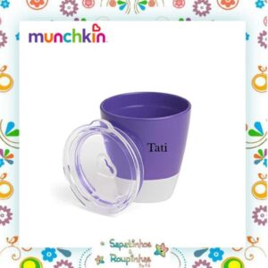 Munchkin - Kit Prato com divisórias + Kit talheres + Bowl + Copo de Splash 207ml com gravação a laser - Imagem 6