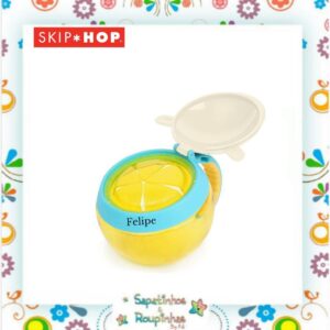 Skip Hop - Porta snack zoo girafa com gravação a laser - Imagem 5