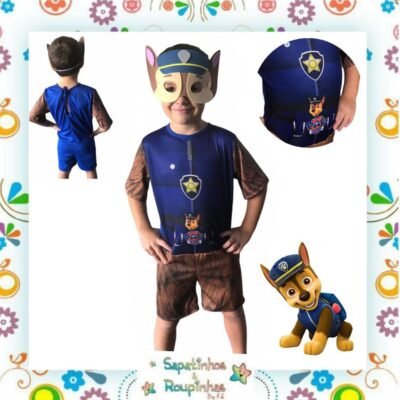 Fantasia infantil Chase patrulha canina