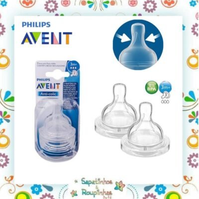 Philips Avent - Bico Mamadeira Classic 3m+