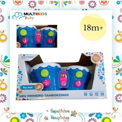 Multikids Baby - Meu Primeiro Tamborzinho 18m+