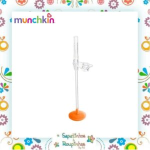 Munchkin - Kit Copo Grande com Canudo Click Lock Laranja 296ml + Canudo de Reposição para Copo Click Lock - Imagem 3