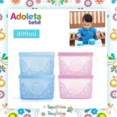 Adoleta bebê - Kit Potes Infantis 300ml