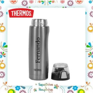 Thermos - Squeeze Térmica Havai 530ml Grafite com gravação a laser - Imagem 4